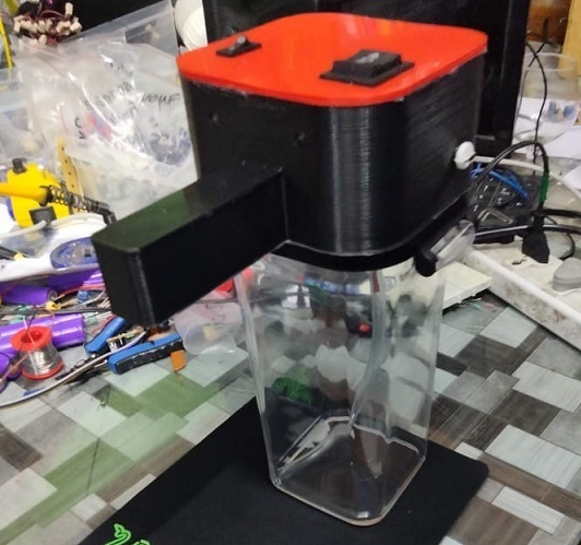 Food sanitization machine — 3D printed enclosure